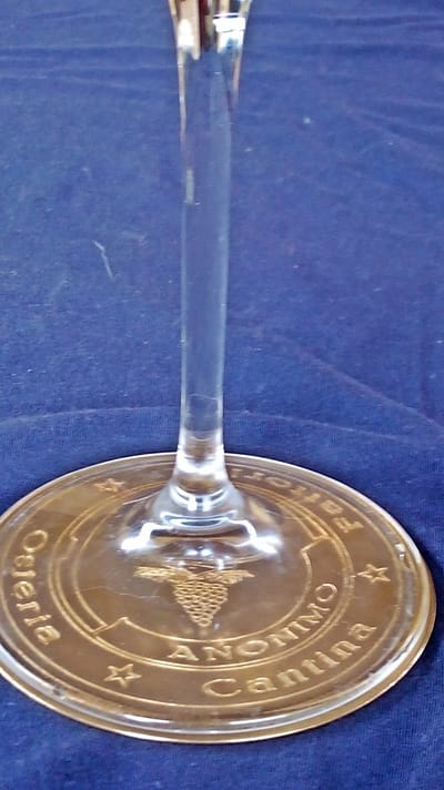 Sottobicchiere in ottone per Vino